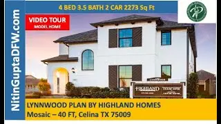 Lynnwood Plan By Highland Homes in Mosaic in Celina TX Video Tour | Prosper ISD