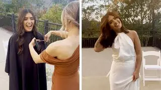 She Gets A Haircut During Her Wedding?! Bride gets a makeover during ceremony