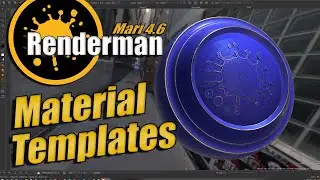 Material templates in Mari | Renderman for Mari tutorial