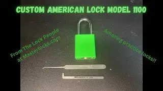 (009) American 1100 padlock from &ldquo;The Lock People&rdquo;