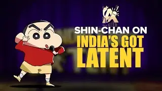 Larki ne panel ko dara dia || Shin-chan Voice artist || India's Got Latent
