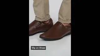 Modish Solid Textured Formal Shoes