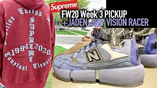 Толстовка New Balance Vision Racer + Supreme Peace FW20 W3 + шорты EE