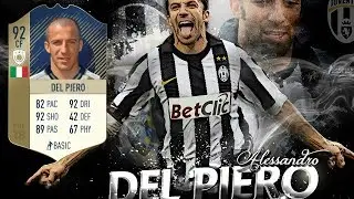 FIFA 18 PRIME ICON DEL PIERO (92) PLAYER REVIEW! IS HE WORTH IT? FIFA 18 ULTIMATE TEAM