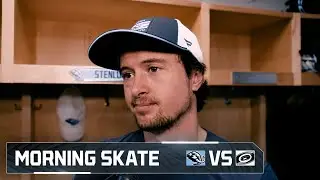 Kailer Yamamoto and Andr&eacute; Tourigny | 01.29 Morning Skate Media