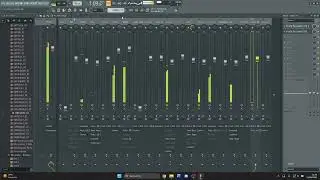 Synthwave Project [FL STUDIO] (Mixer Visual)