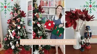 🎄 2022 CHRISTMAS CLEAN AND DECORATE WITH ME | Festive Cleaning Motivation | CARLY MORTON