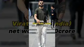 Top 10 Most Richest Cricketer In The World 2023 #shorts #cricketer #rich #shortsyoutube #top10