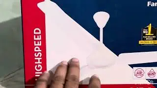 #crompton  High Speed Ceiling Fan Unboxing 