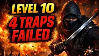 Ninja Arashi Level 10| 4 Traps Failed but Ninja Survived|Brutal Gameplay |#ninjaarshi #mobilegaming 