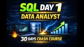 SQL Data Operations + Aggregate Functions + Joins 🔥 Complete Data Analyst Guide Day 1