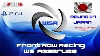 Front Row Racing World Series Reserves Round 17 Japan F1 2016