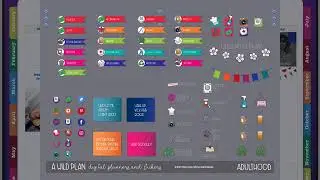 A Wild Plan - How to use digital sticker sheets with a GoodNotes digital Planner