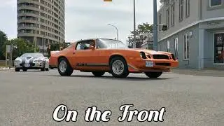 On the front