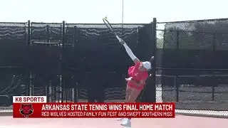 Arkansas State Tennis wins home finale over Southern Miss