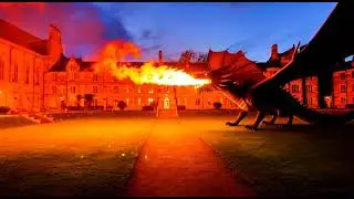 Fire Breathing Dragon in Oxford 