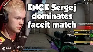 CS:GO - ENCE Sergej dominates Faceit match