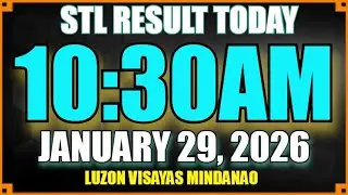 Stl Result Today [10:30am JANUARY 29,, 2026] | Lotto Result Today