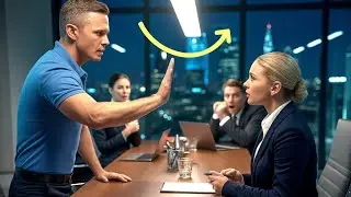 Incredible Single Dad Janitor Exposes Shocking Truth That Stops $10B Merger&mdash;Boardroom Transforme...