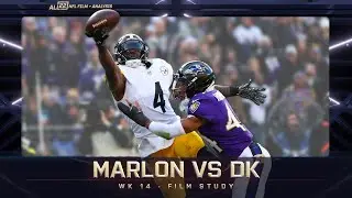 MARLON HUMPHREY VS DK METCALF - WEEK 14 MATCH: EXCERPT FROM INSIDE THE COVERAGE #ravens