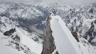 First Polish ascent in history and skiing down Laila Peak ⛷ #karakoramskiexpedition