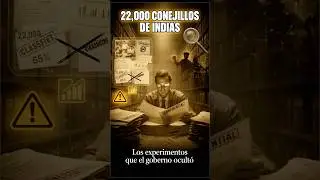 22,000 CIUDADANOS usados como CONEJILLOS DE INDIAS 😱⚠️