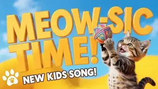 Cute Cat Dance and Sing Song for Kids Funny Kitten Nursery Rhymes with Meow Meow Music