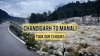 Chandigarh to Manali via Mandi with XUV 700 | 13 Hours in Monsoon | Kolkata to Ladakh EP-3