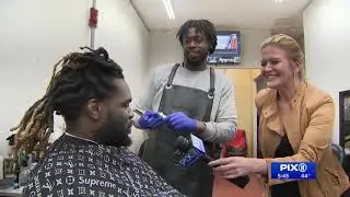 Monica Morales gets the 'anchor lady' at a local salon going strong after decades