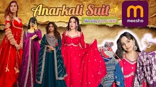 THE BEST Anarkali Suits on Meesho! ✨️ Shockingly Good Quality Haul & Review! 😱Wedding Guest Outfits👑