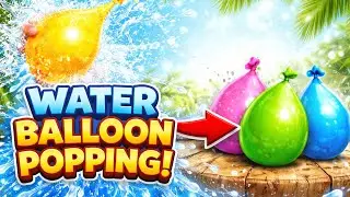 💥 Water Balloon POP! | Satisfying ASMR 😍 | Bursting water balloons | relaxing | Fun