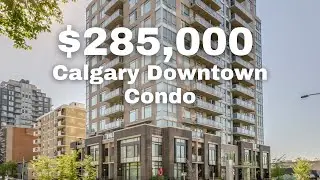 Tour a $285,000 1 Bedroom Downtown Calgary Condo For Sale - Best Location