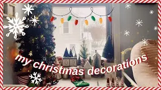 my bedroom christmas decorations :)) vlogmas 2022
