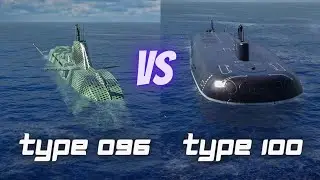 CN Type 096 VS CN Type 100 | 1v1 Submarine battle | Modern Warships