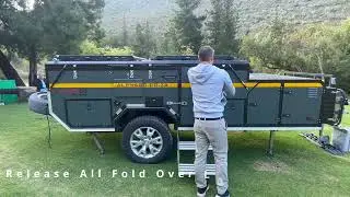 Quick Set Up AlphaGo S6 Air Camper Trailer