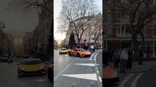 Two Lamborghini Huracan Tecnica in London