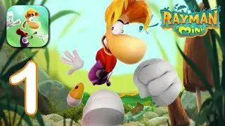 Rayman Mini - Прохождение игры, часть 1 - уровни 1-5 и 2 1-5