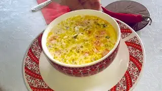 CIORBA DE CONOPIDA CU CARNE DE PUI