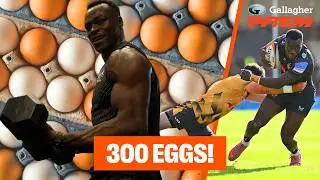 300 EGGS?! How much food do rugby players consume on a CHEAT DAY?