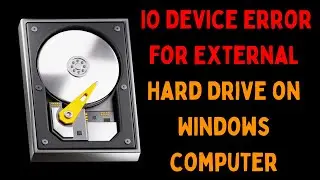 How to Fix IO Device Error for External Hard Drive on Windows 11
