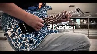 Jackson X Series Soloist SL3X DX Electric Guitar, Frost Byte Crackle
