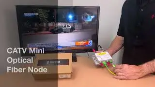FiberShack FTTH Mini Optical Node | 2-Way CATV Receiver with AGC and Reverse Return