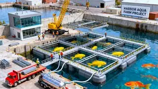 Miniature Construction: Building a Coastal Aquaculture Raft for the Farm 🦐🌊