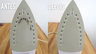 Como tirar crosta de ferro de passar roupa sem estragar o antiaderente | Coisas Fácil