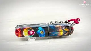 Складаний ніж Victorinox SPARTAN DESIGN Зоряна квітка 1.3603.3.R2050pk (Vx13603.3_R2050pk)