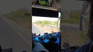 TSRTC Garuda Plus Scania A.C Multi Axle Cabin Ride. #tsrtc #scaniabus #garudaplus