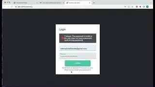 swift Screen - Password Reset