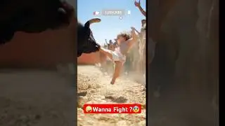 🔥 Baby vs Bull l The Most Unexpected Fight Ever 🤯😂 #EpicBattle #funny #trending