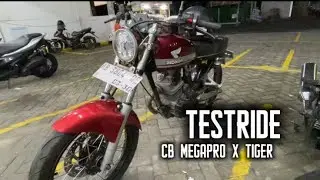 Testride Megapro mesin tiger