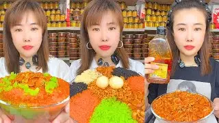 Traditional Chinese Snacks Mukbang | Sesame Balls, Sauces & Local Treats ASMR #313